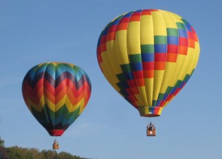 Image result for two hot air balloons